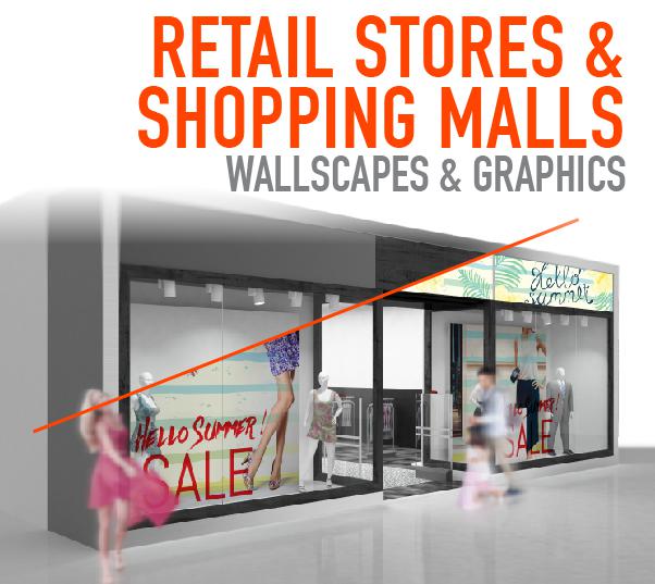 Retail Wall Graphic and Signs